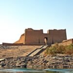 Il tempio di Kalabsha sulle rive del lago Nasser, ricostruito a New Kalabsha