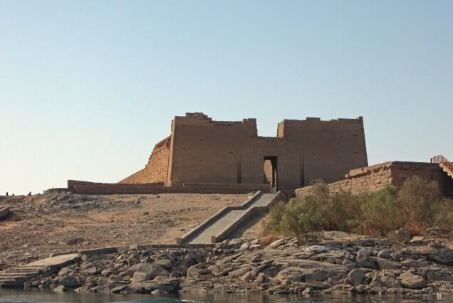 Il grande pilone d'ingresso del tempio di Kalabsha