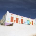 Le case colorate di un villaggio nubiano ad Assuan