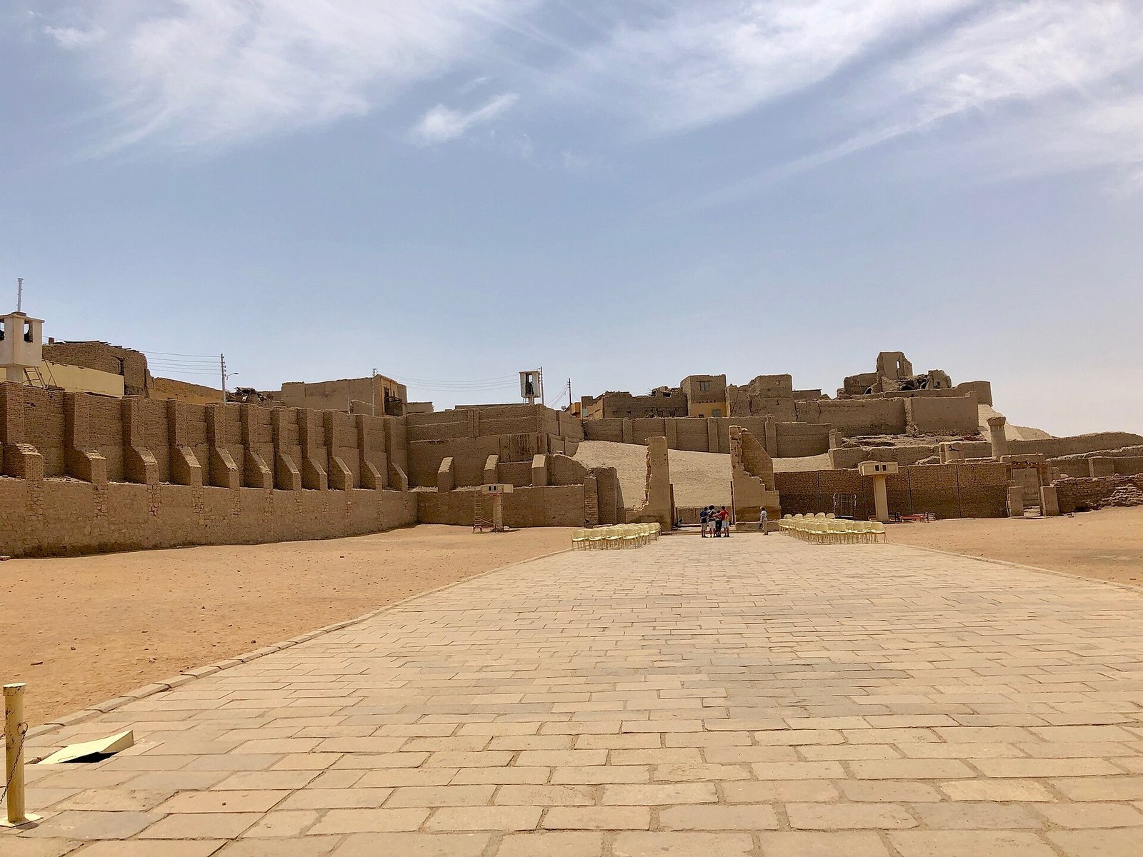 La sala ipostila del tempio di Horus a Edfu