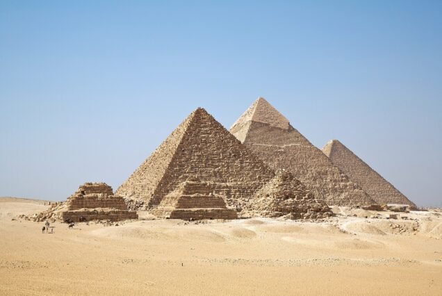 Le tre piramidi di Giza