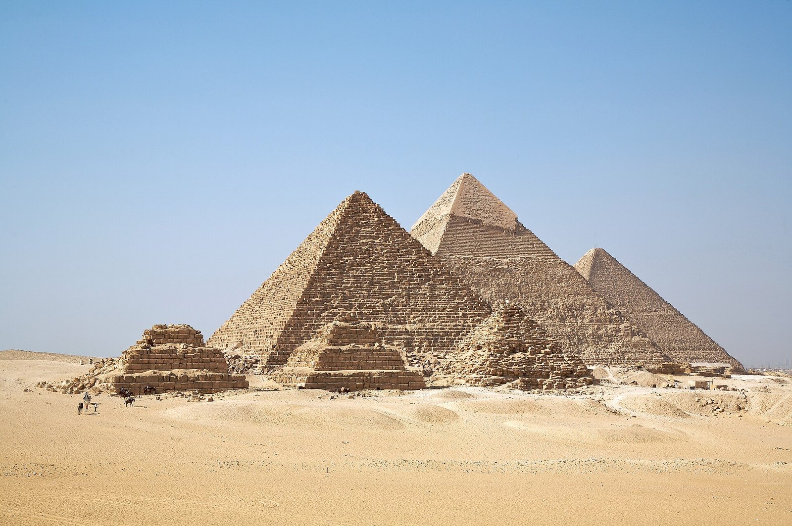 Le tre piramidi di Giza
