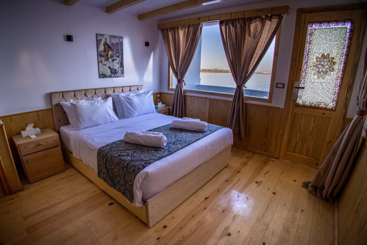 La cabina Doppia Deluxe della dahabiya Akhenaton